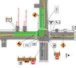 Roadwork on 15th and Santa Fe Begins