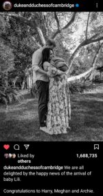 Prince Harry and Meghan welcome daughter