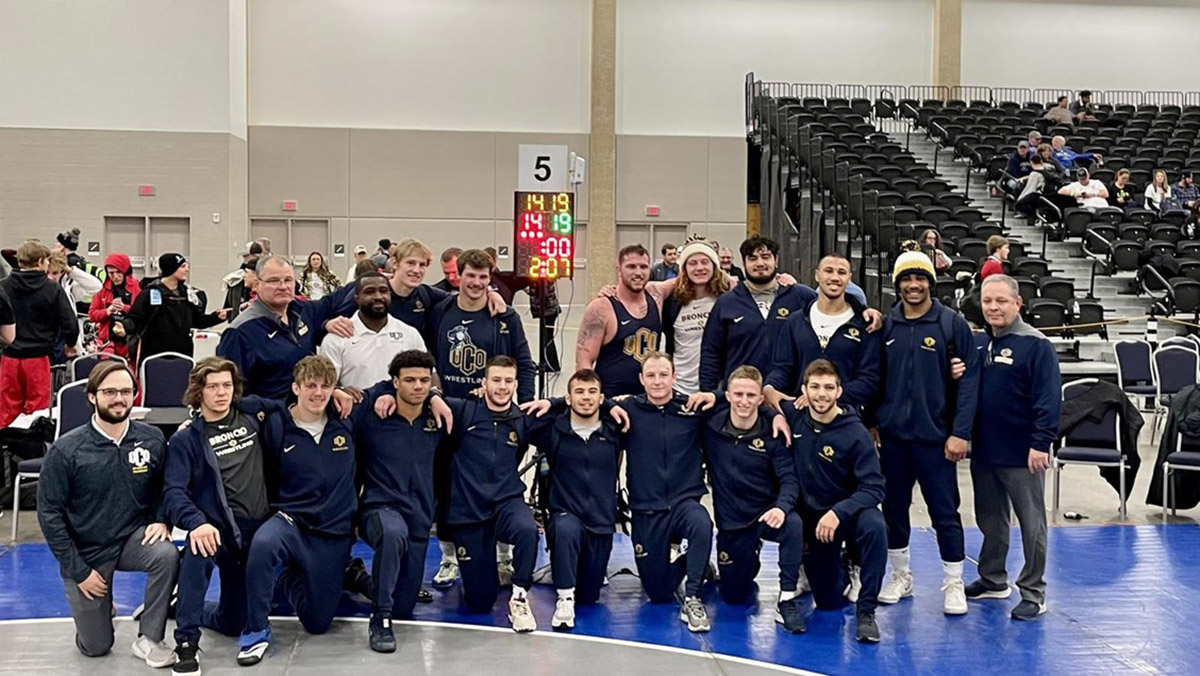 UCO wrestling claims title for first time in two decades