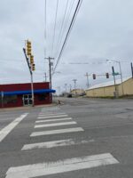 The mayor’s committee on disability concerns inspects non ADA compliant crosswalks