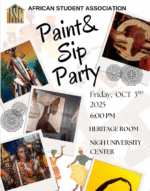 African Student Association to Host Paint & Sip Party Friday