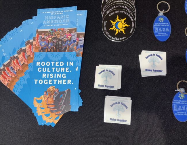 UCO HASA Table from the "Know Your Rights" event (Machenzie Glass/The Vista)