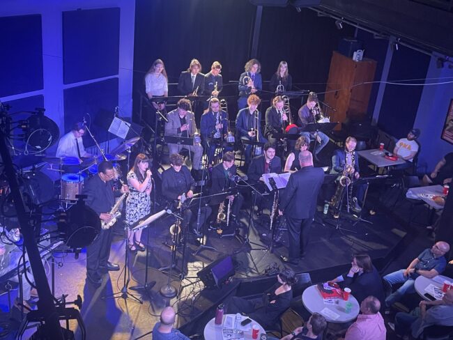 Jazz Ensemble I with Vincent Herrring and Molly Kelly (Natalie Ingram/The Vista)