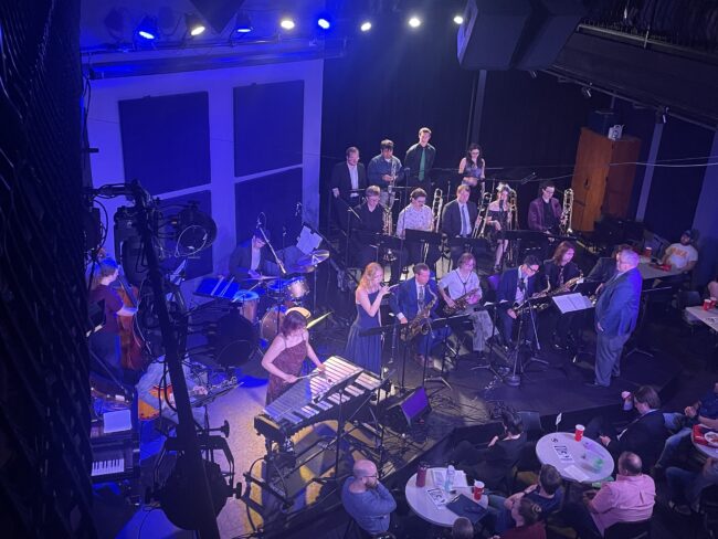 Jazz Ensemble III with Lauren McKenna on March 25 (Natalie Ingram/The Vista)