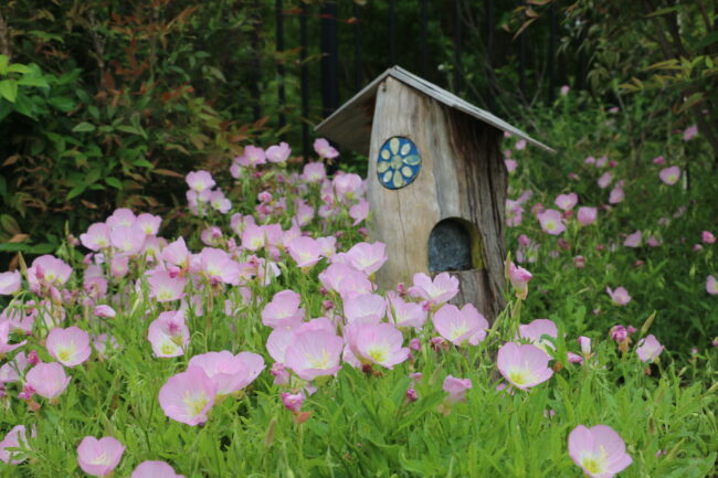 A Will Rogers Gardens fairy house (Chelsea Rios/The Vista)