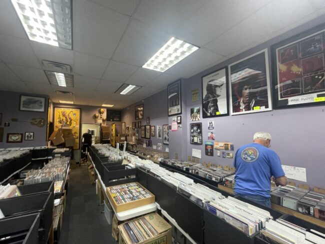 Inside of 3 Dachshunds Records (Natalie Ingram/The Vista)