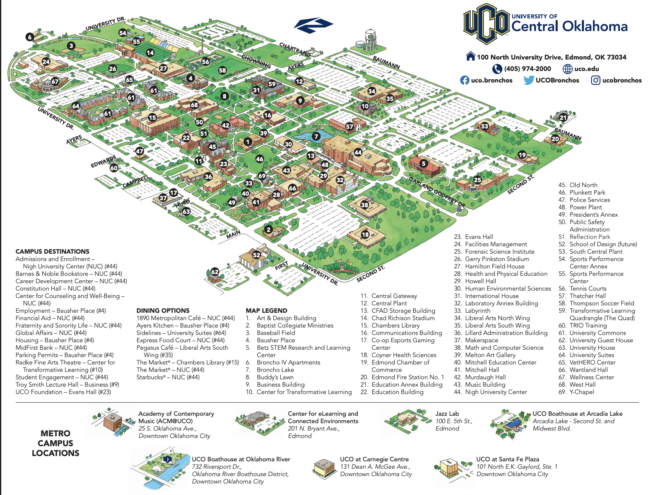 Campus building map