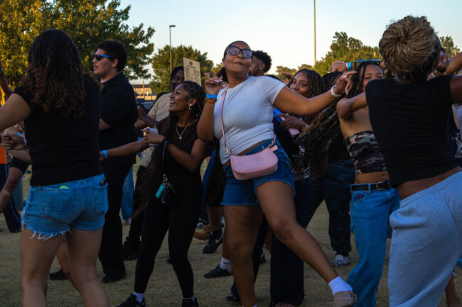 Student choreography while dancing.(Maycee Elerick/The Vista)