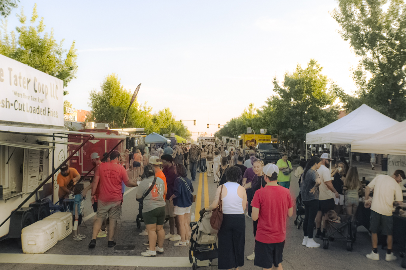 View of Broadway street during Heard on Hurd. (Mau Chavez/The Vista)