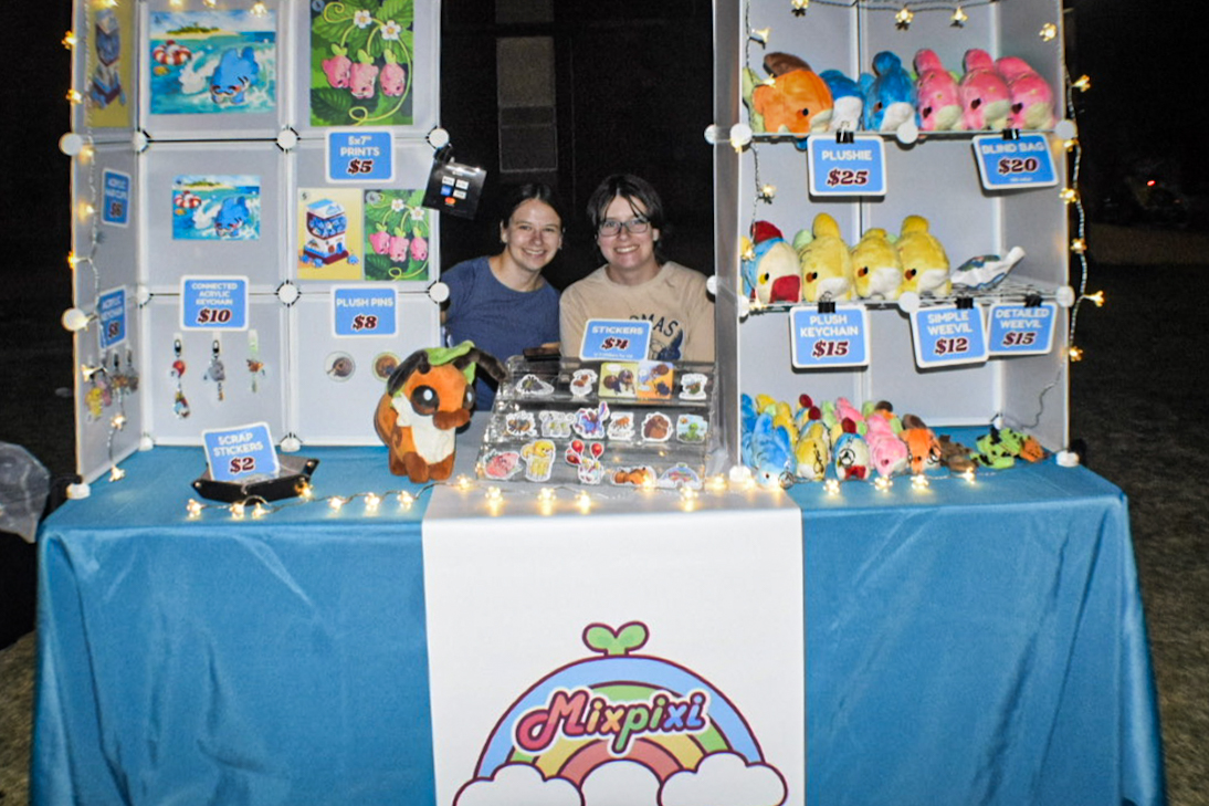 The Mixpixi vendor booth during the festival (Mau Chavez / The Vista) 