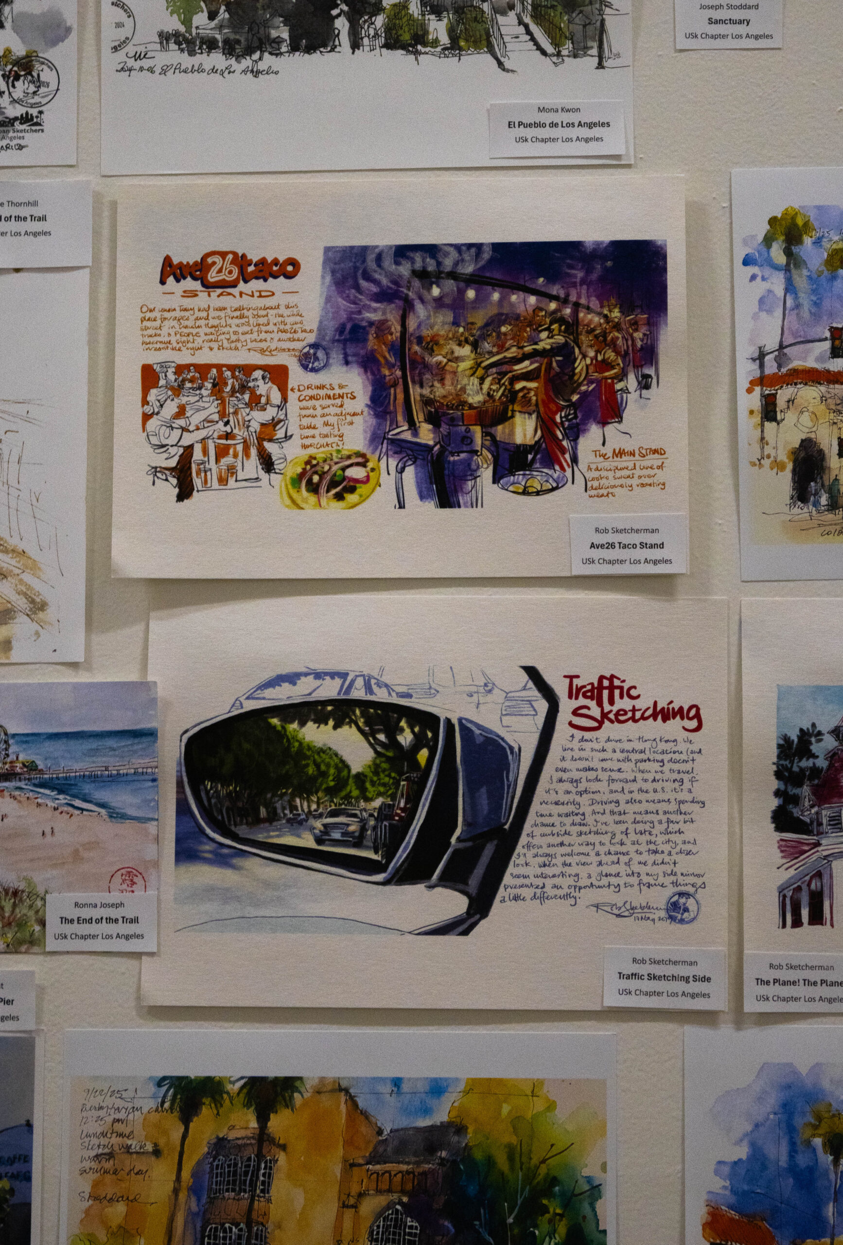 Two of the featured sketches (Maycee Elerick)