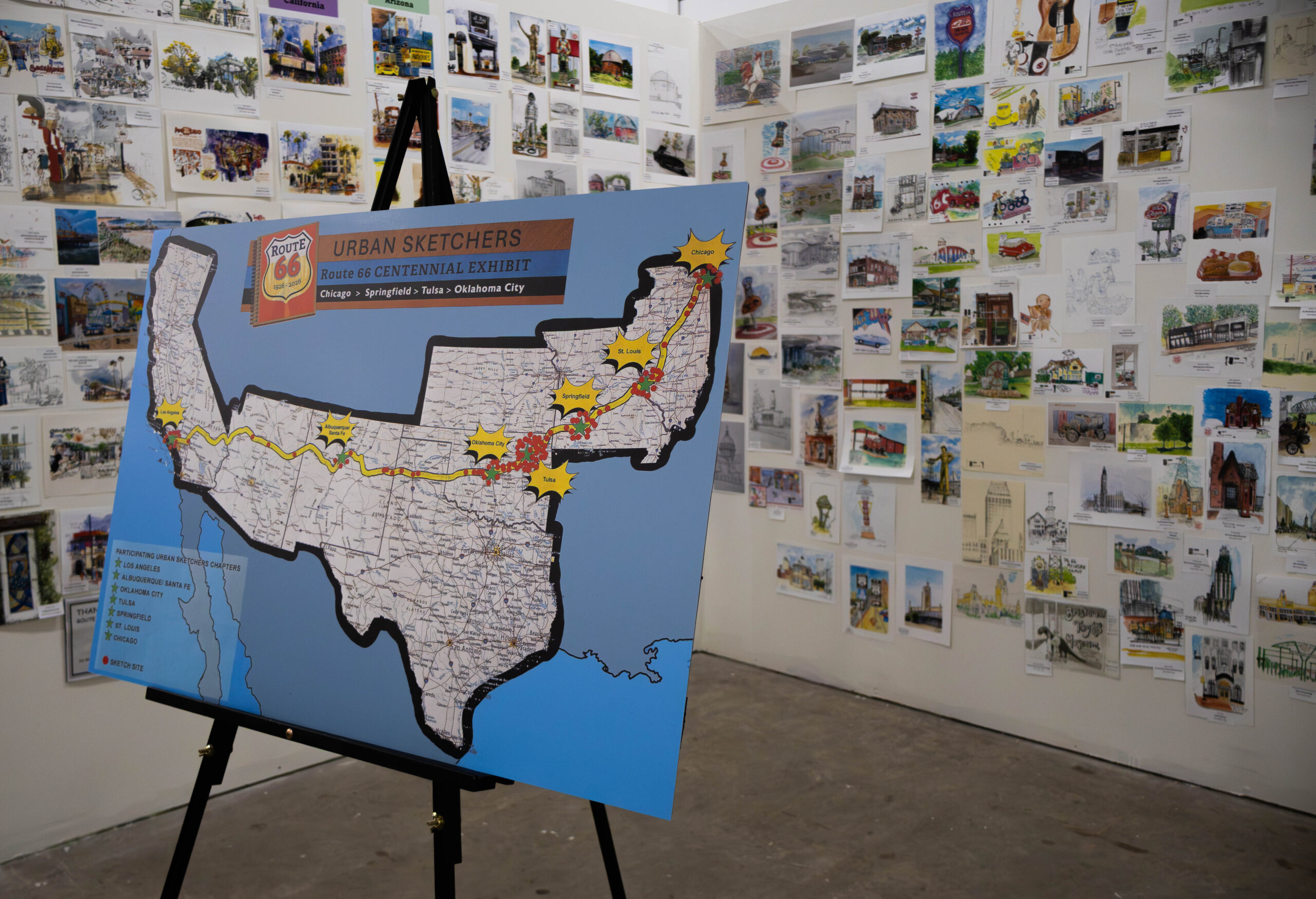 New Route 66 Exhibit at Edmond History Museum